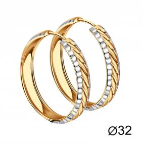 Золотые серьги МАГНАТ МА 021040 МА 021040 фото